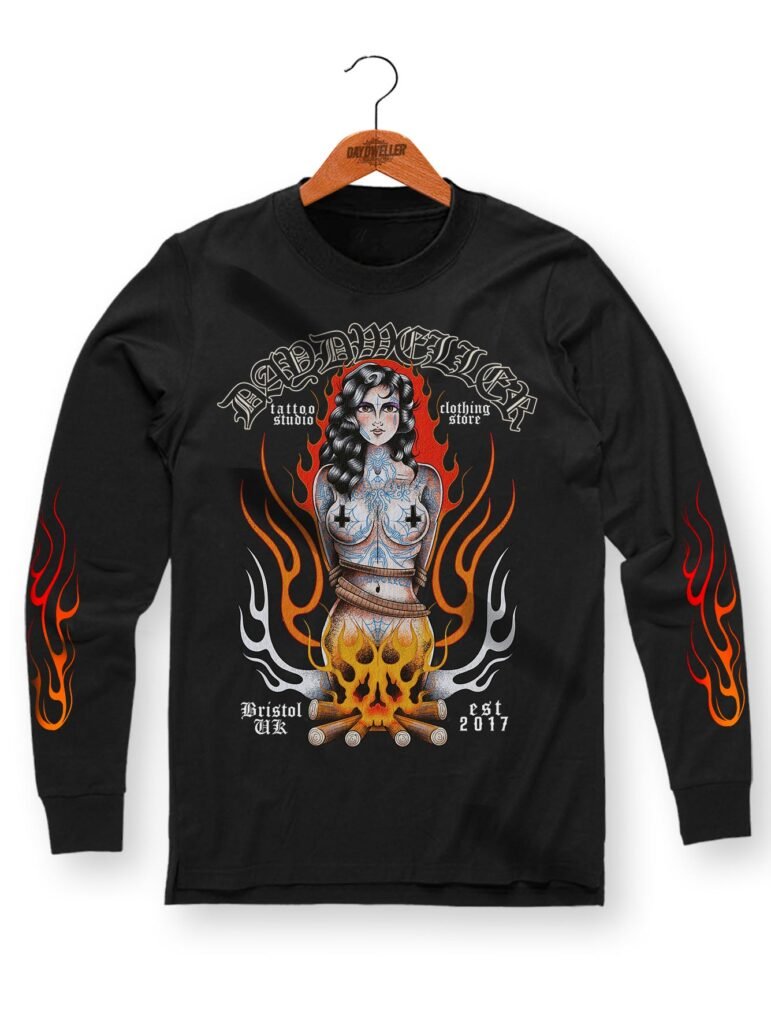 'Burn The Witch' Long Sleeve Tee