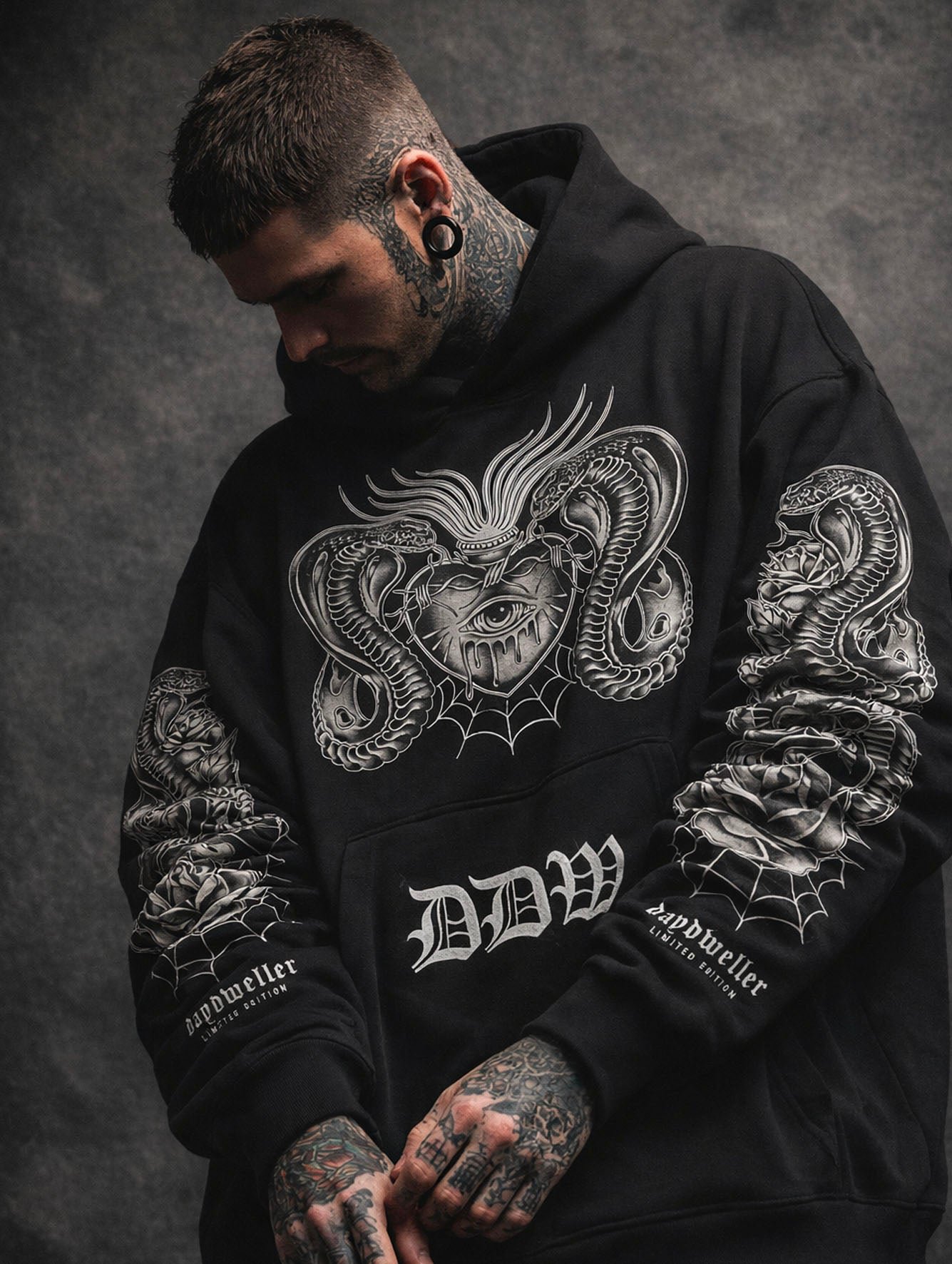 'Tear Out My Sacred Heart' Heavyweight Hoodie