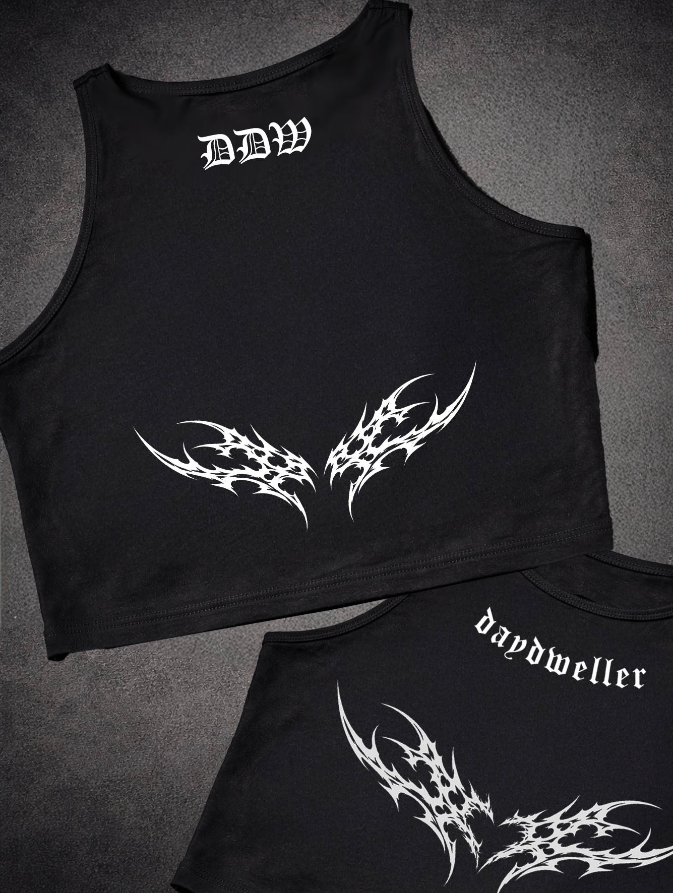 'Cybersigilism' Crop Top & Booty Short Set