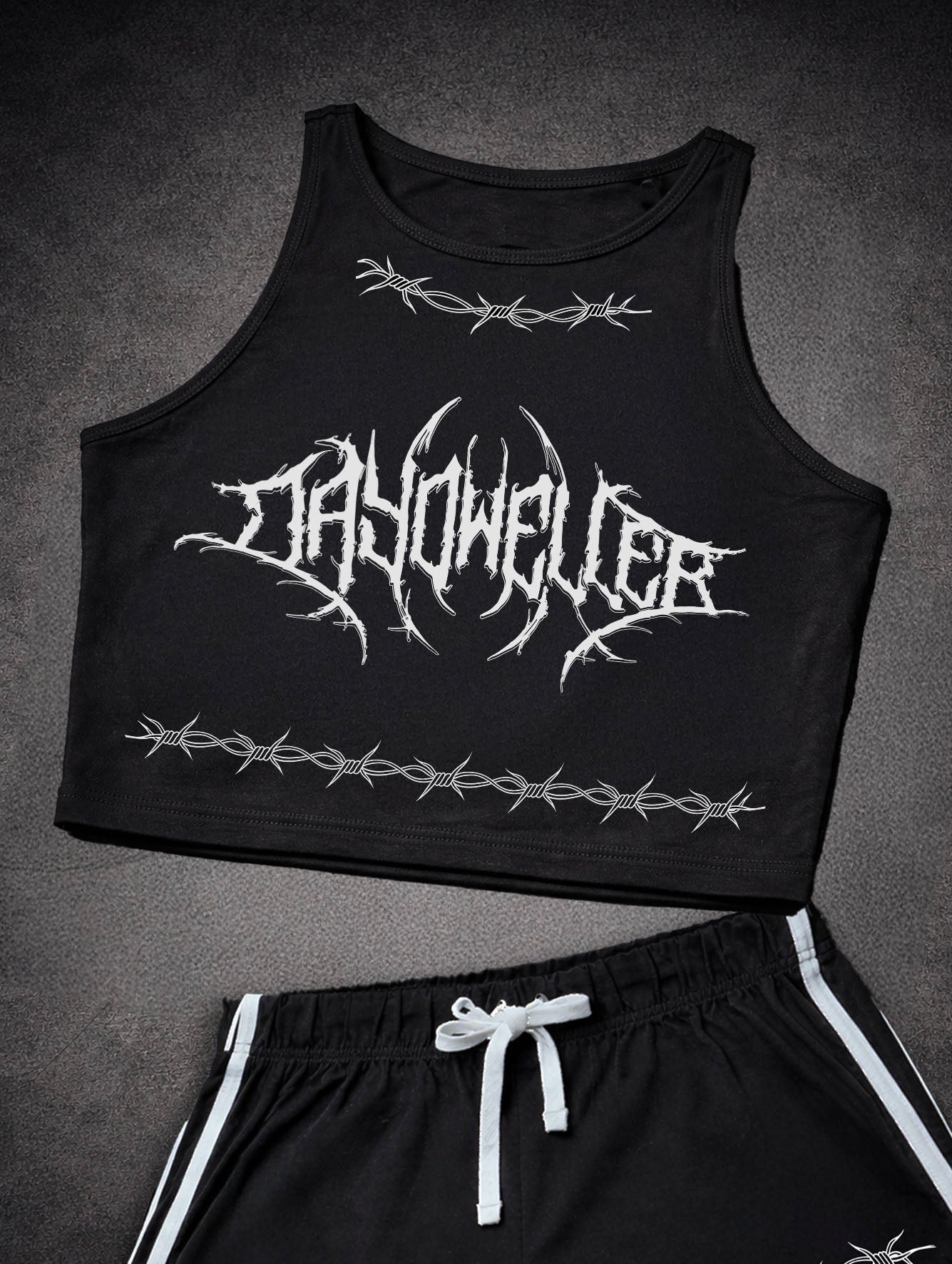 'DDW Barb' Crop Top