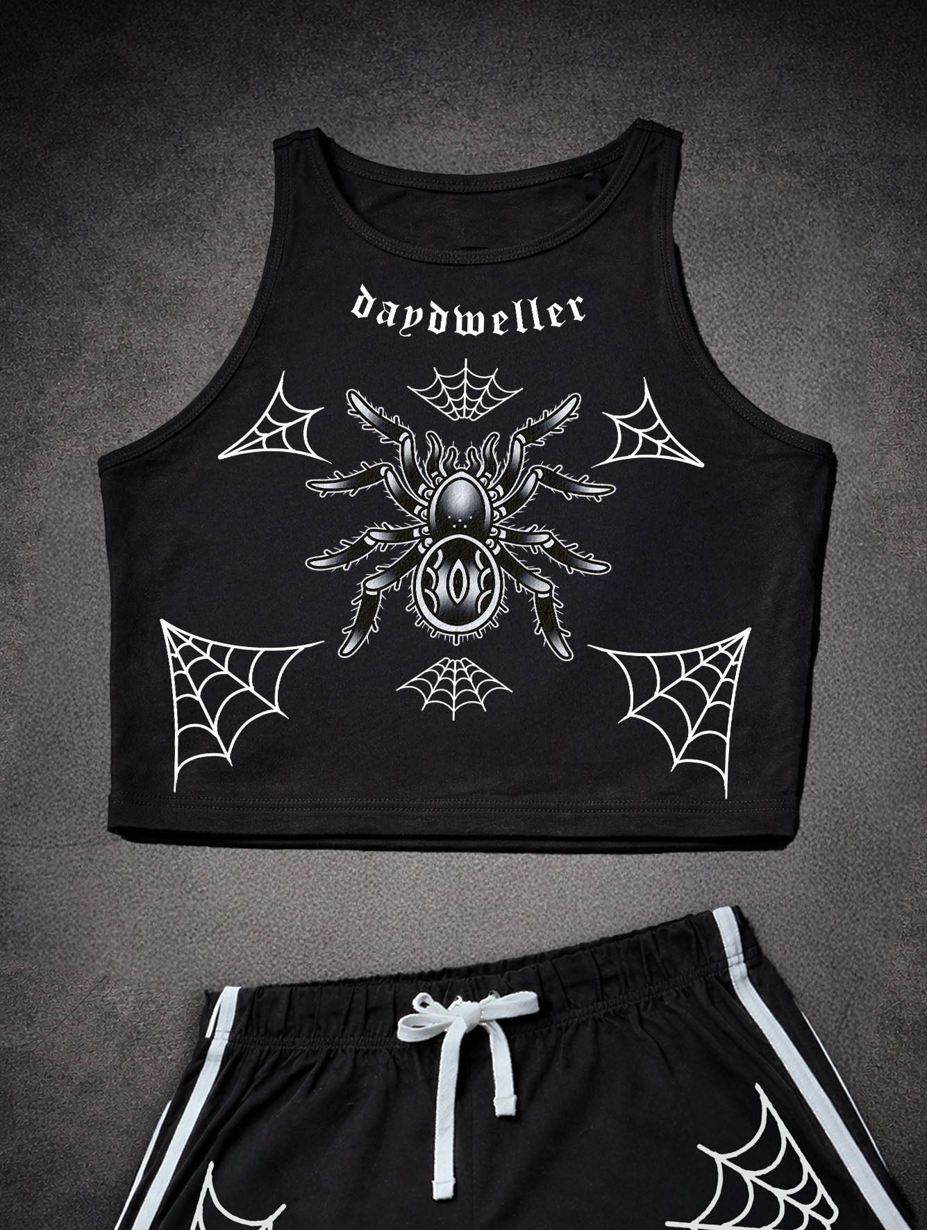 'Spider' Crop Top