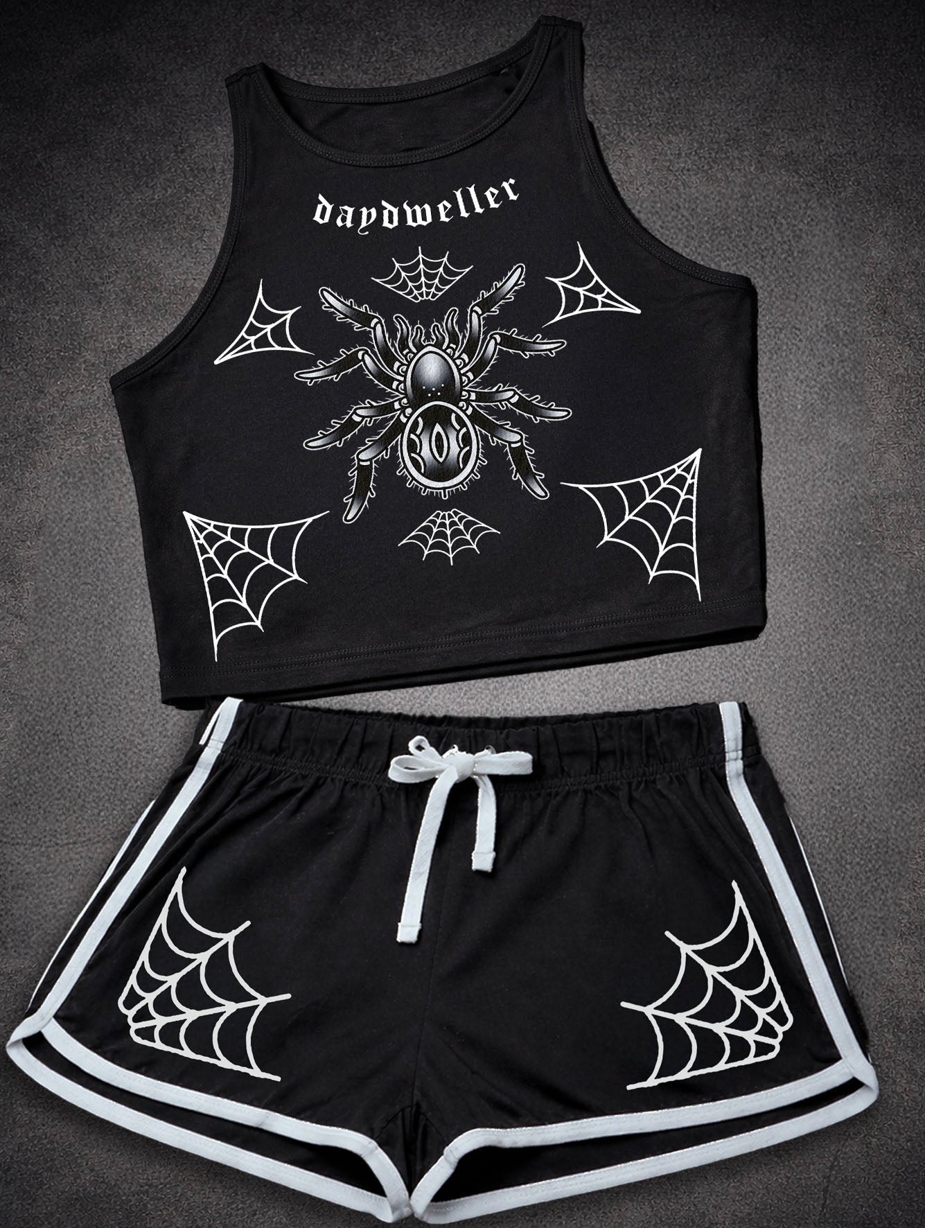 'Spider' Crop Top