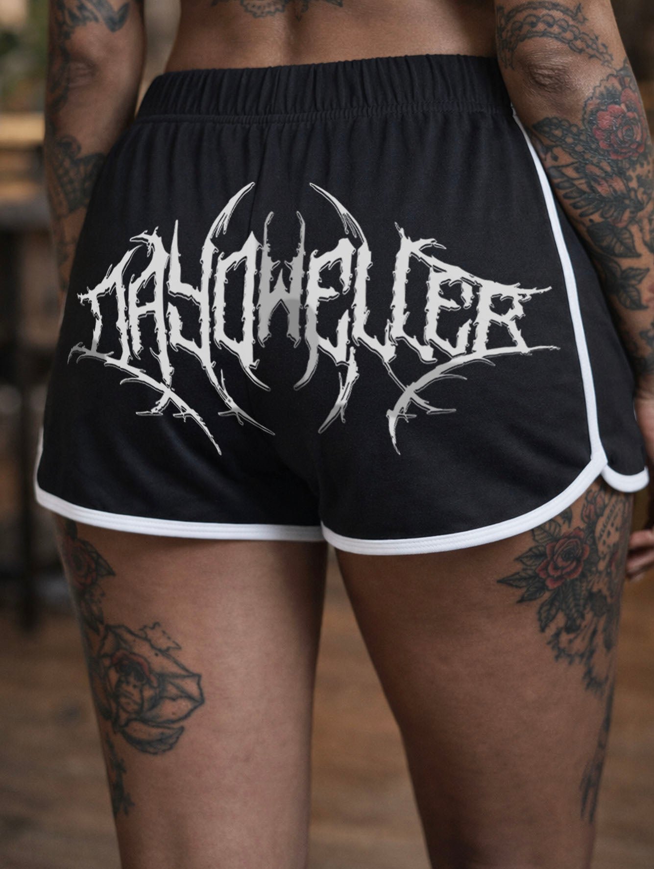 'Cybersigilism' Crop Top & Booty Short Set