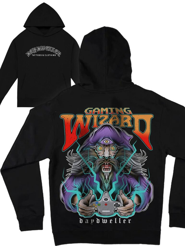 'Gaming Wizard' Heavyweight Hoodie