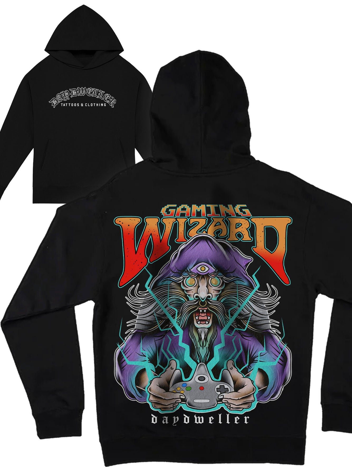 'Gaming Wizard' Heavyweight Hoodie