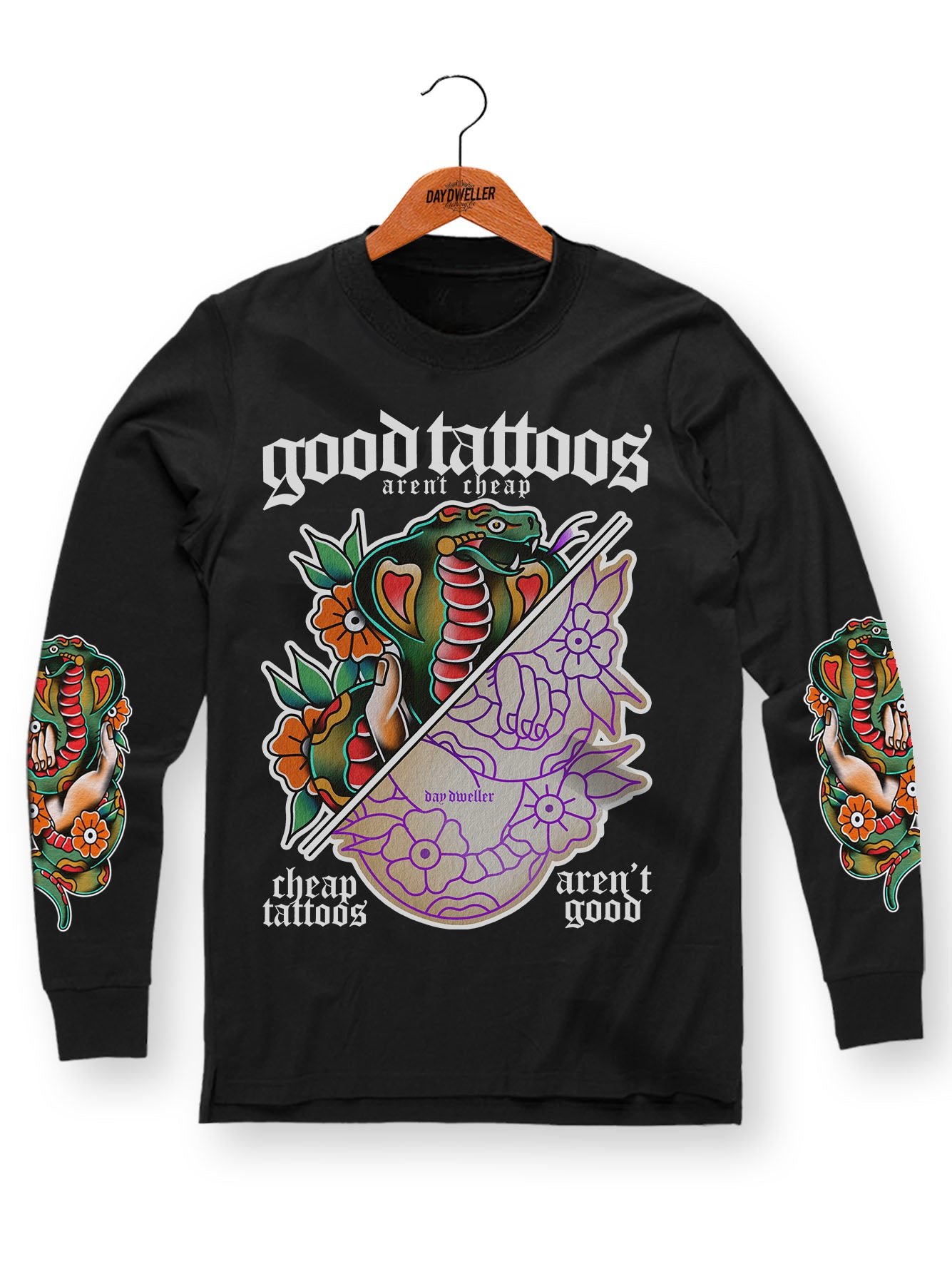 'Good Tattoos Aren't Cheap' Long Sleeve Tee