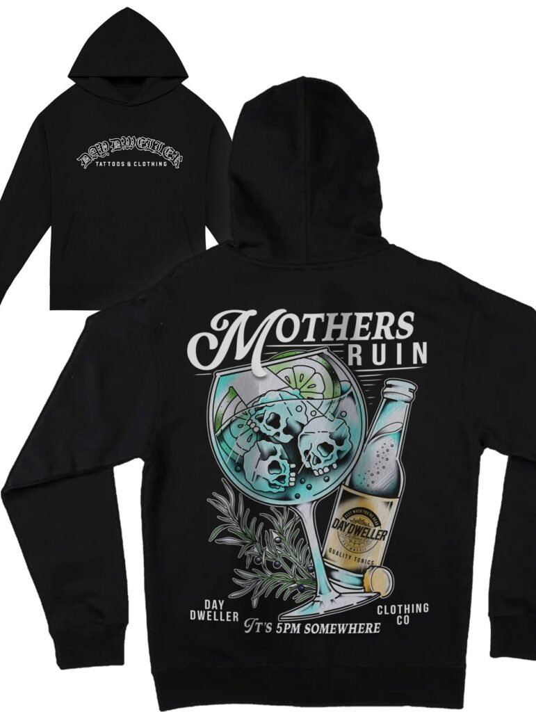 'Mothers Ruin' Heavyweight Hoodie