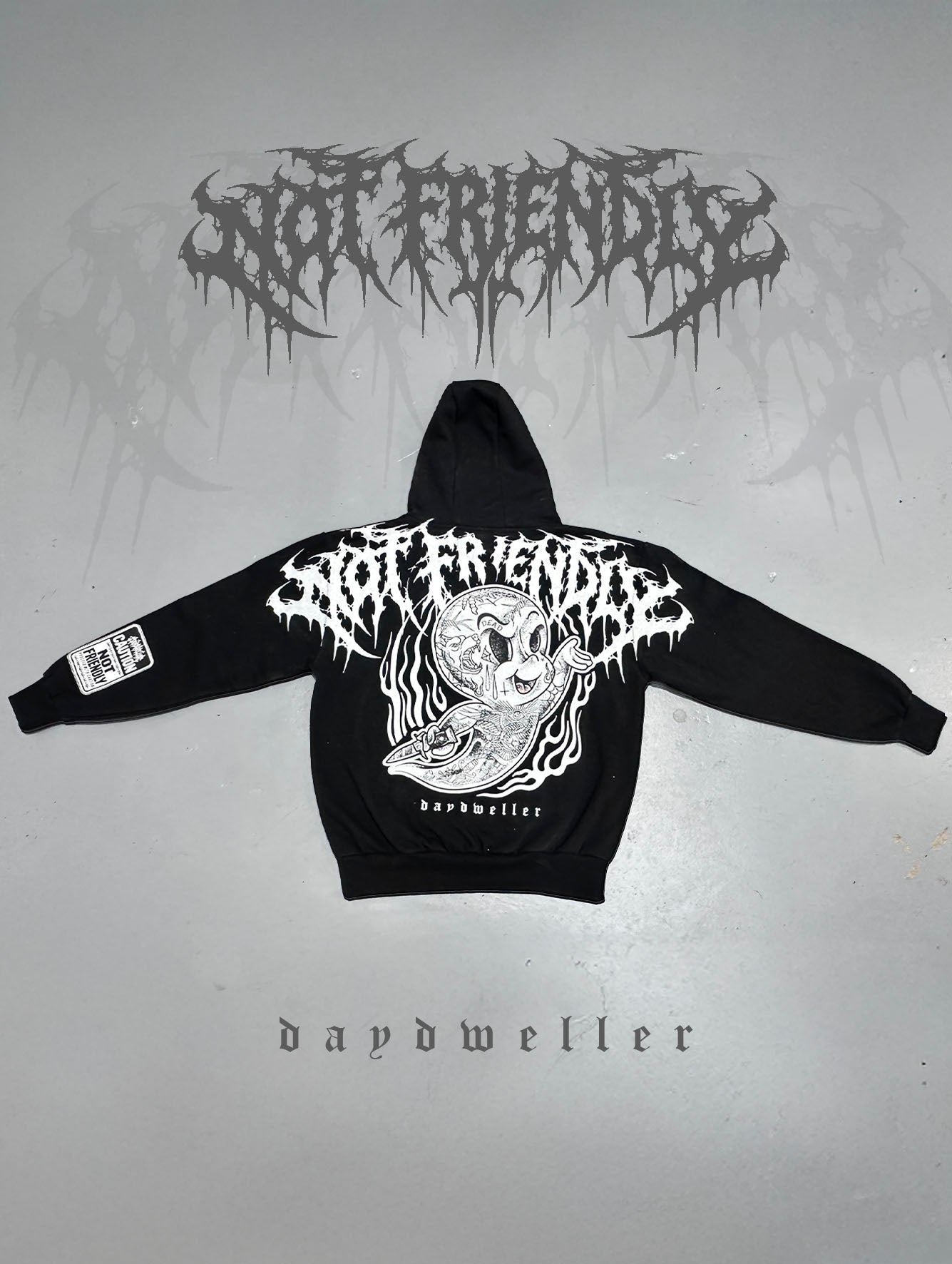 'Not So Friendly' Deluxe Hoodie