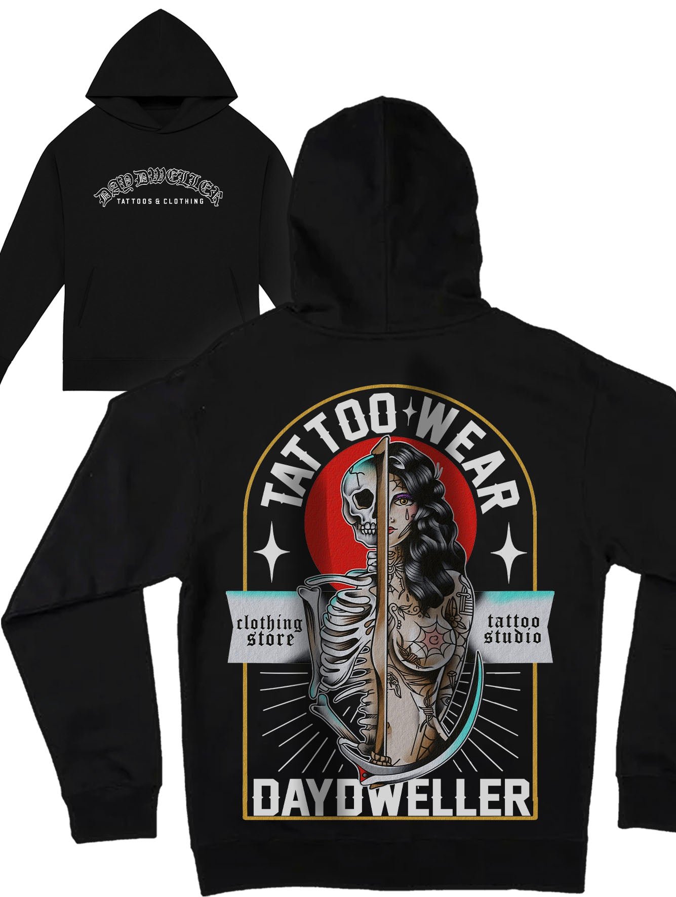 'Scythe Girl' Heavyweight Hoodie