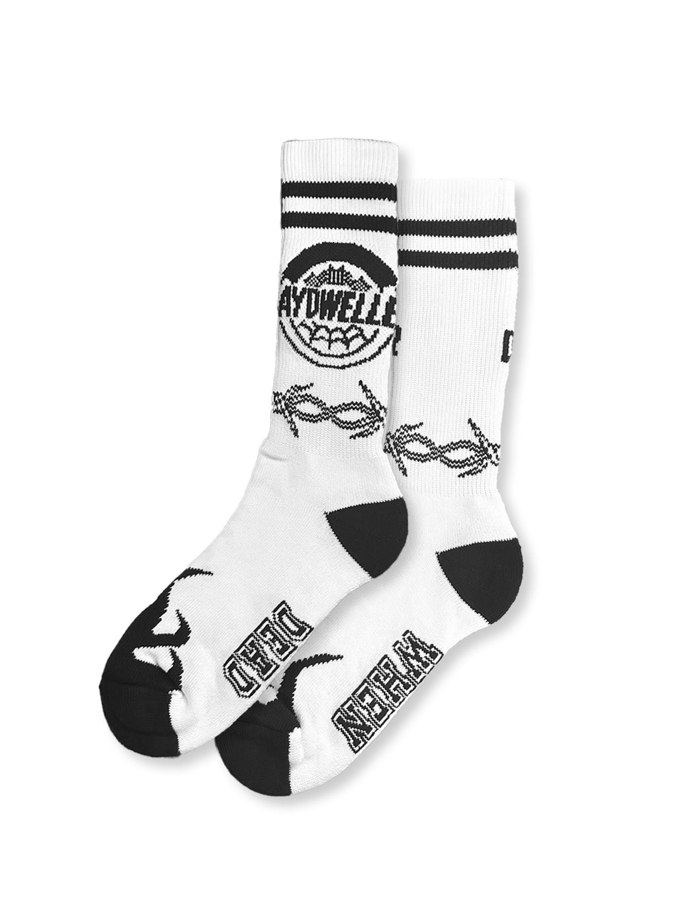 Premium White ZAZOU Socks