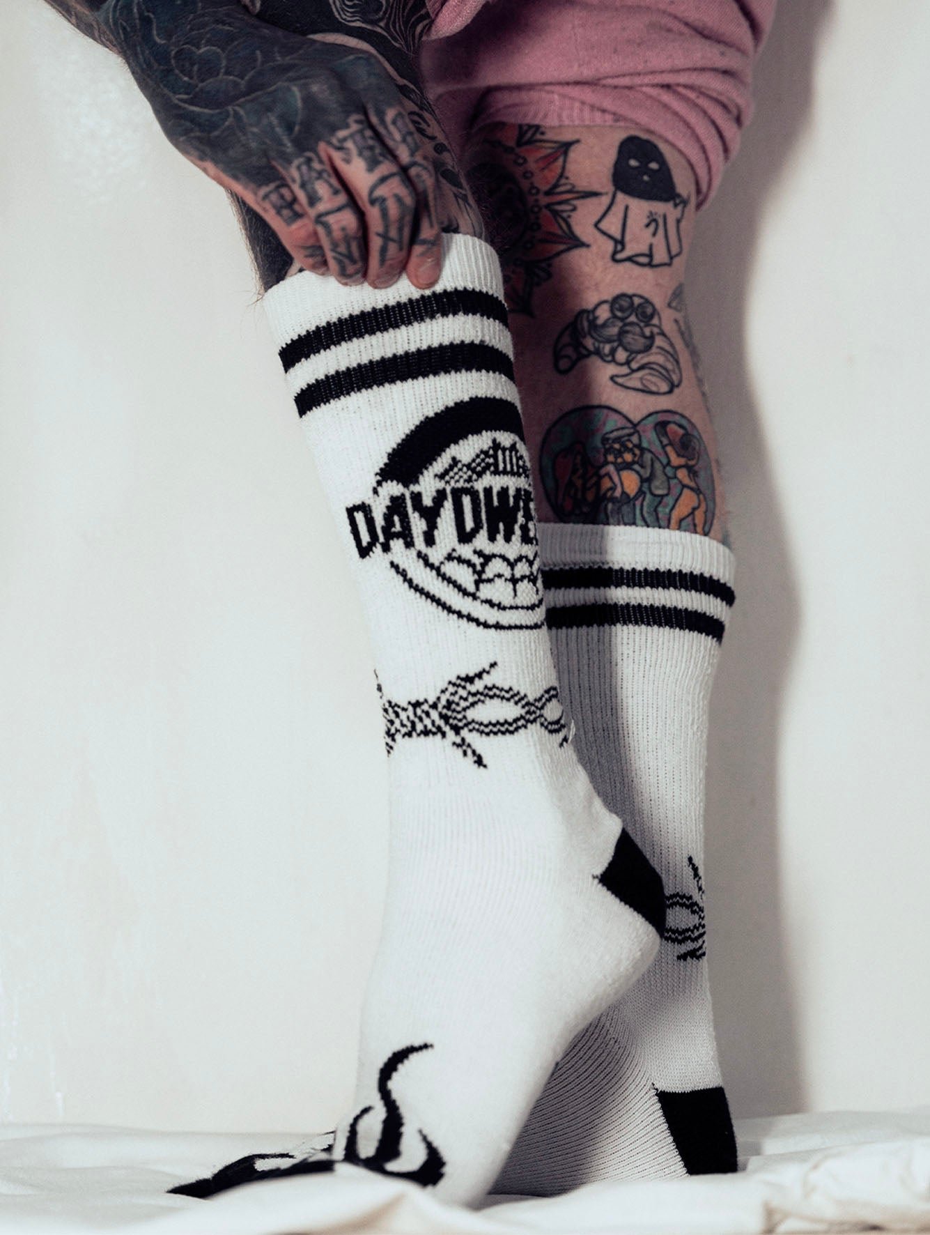 Premium White ZAZOU Socks
