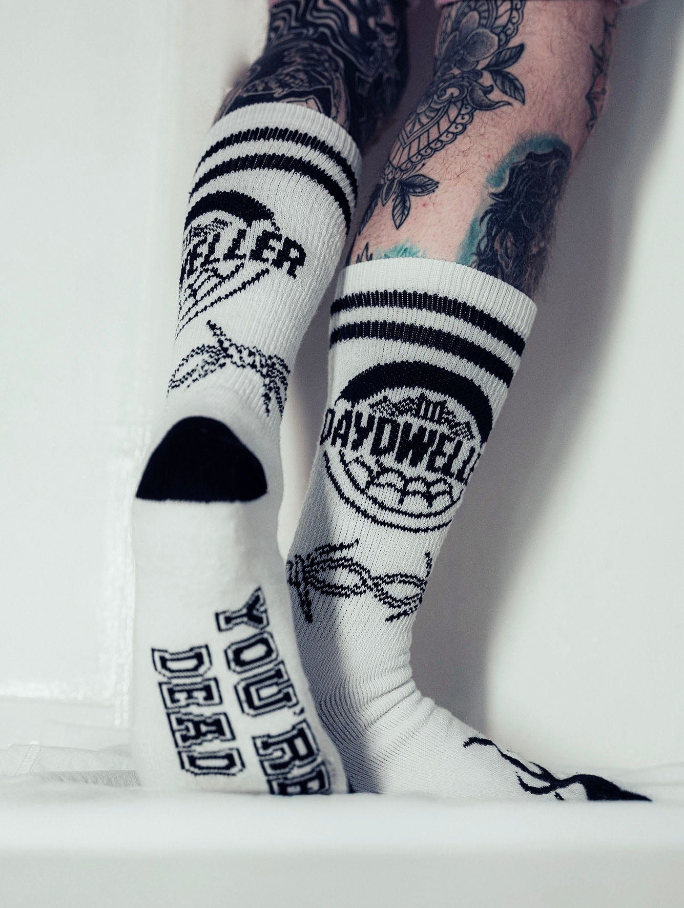 Premium White ZAZOU Socks