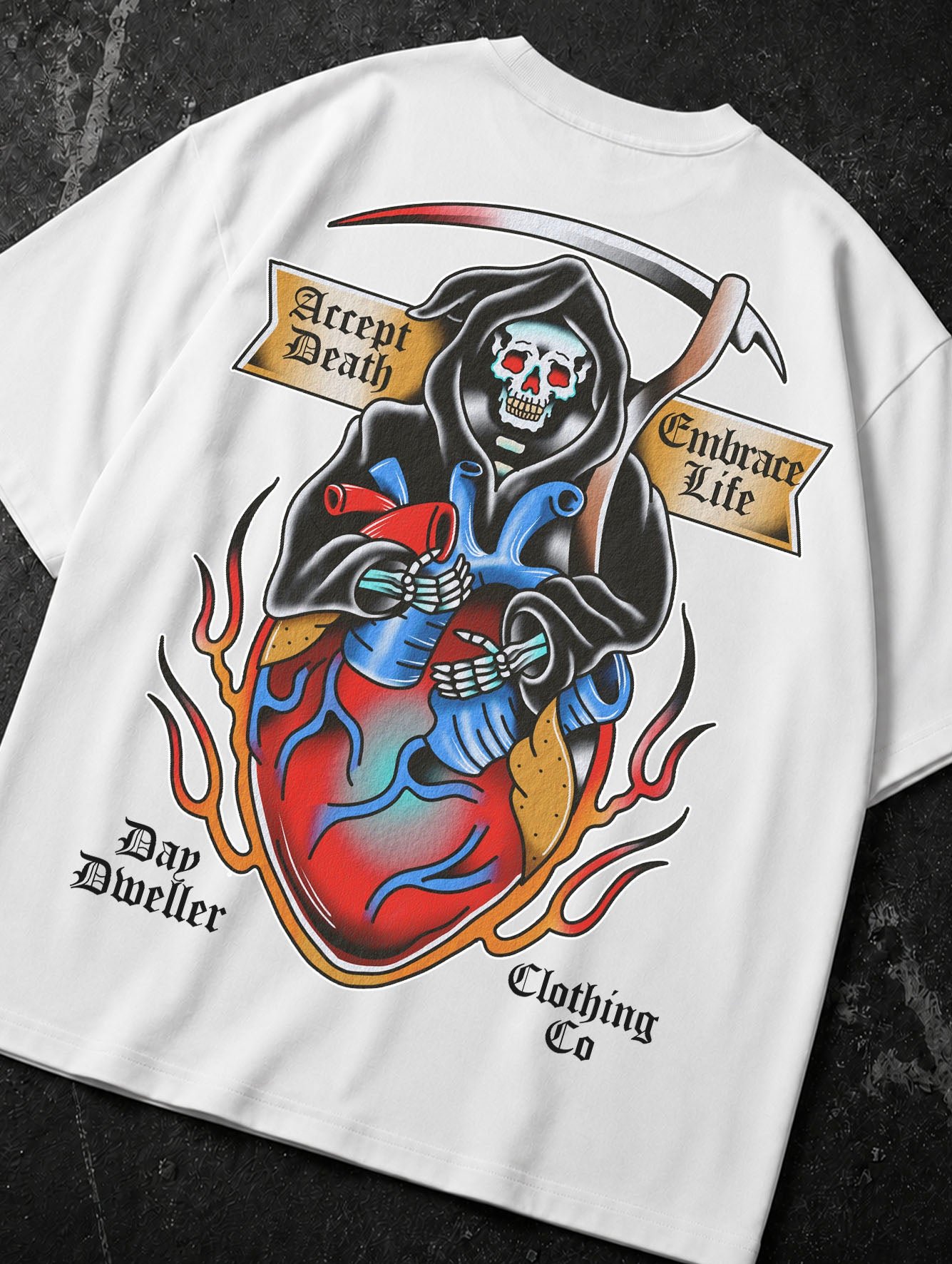 'Accept Death, Embrace Life' Tee