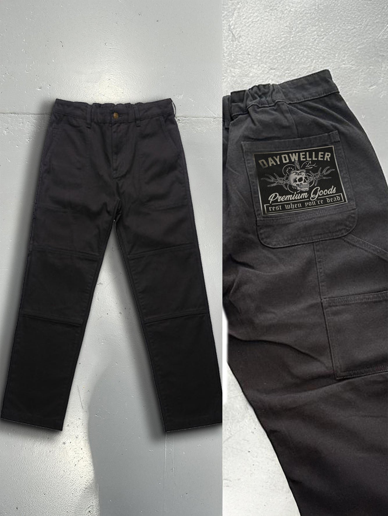 Heavy-Weight Canvas Cotton Trousers