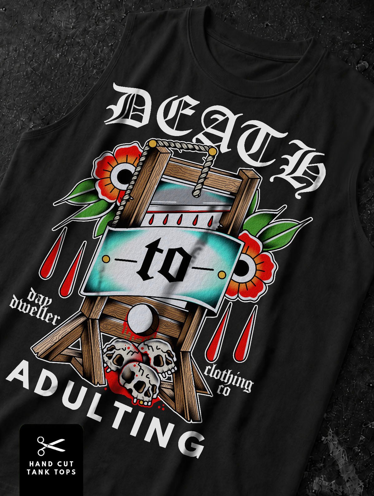 'Death to Adulting' Tank Top
