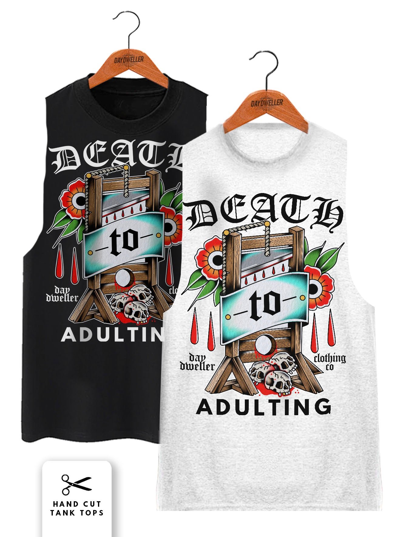 'Death to Adulting' Tank Top